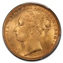 1886-M Australia Gold Sovereign Young Victoria MS-65 PCGS 1886-M Australia Gold Sovereign Young Victoria MS-65 PCGS